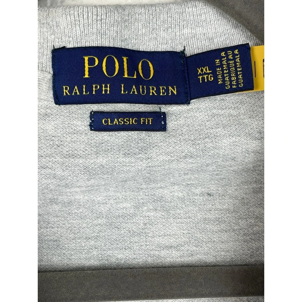 Polo Ralph Lauren Polo Shirt Lot of 3‎ Mens XXL 2XL Classic Fit Red Lt Gray Gray